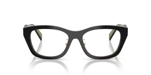 PRADA PR D11VD - 03K1O1 - 53 Optikai keretek Fekete Szabálytalan