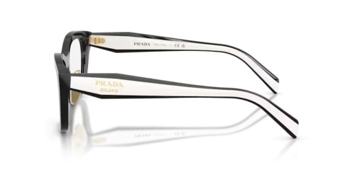 PRADA PR D11VD - 20G1O1 - 53 Optikai keretek Fekete Szabálytalan