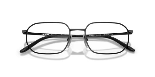 PRADA PR D51V - 1AB1O1 - 54 Optikai keretek Fekete Szabálytalan