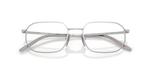 PRADA PR D51V - 1BC1O1 - 54 Optikai keretek Ezüst Szabálytalan