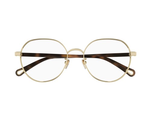 Chloé CH0246OA - 004 - 53 Optikai keretek Arany, Havana Kerek