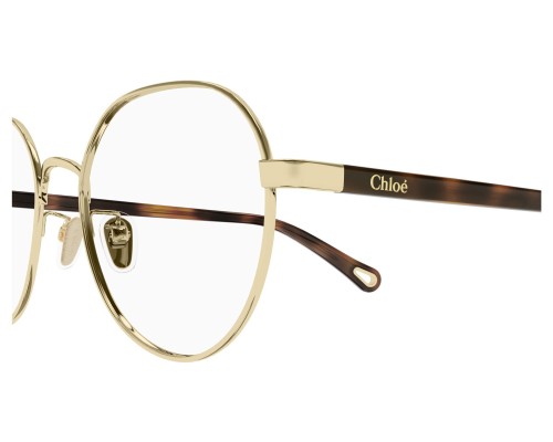 Chloé CH0246OA - 004 - 53 Optikai keretek Arany, Havana Kerek
