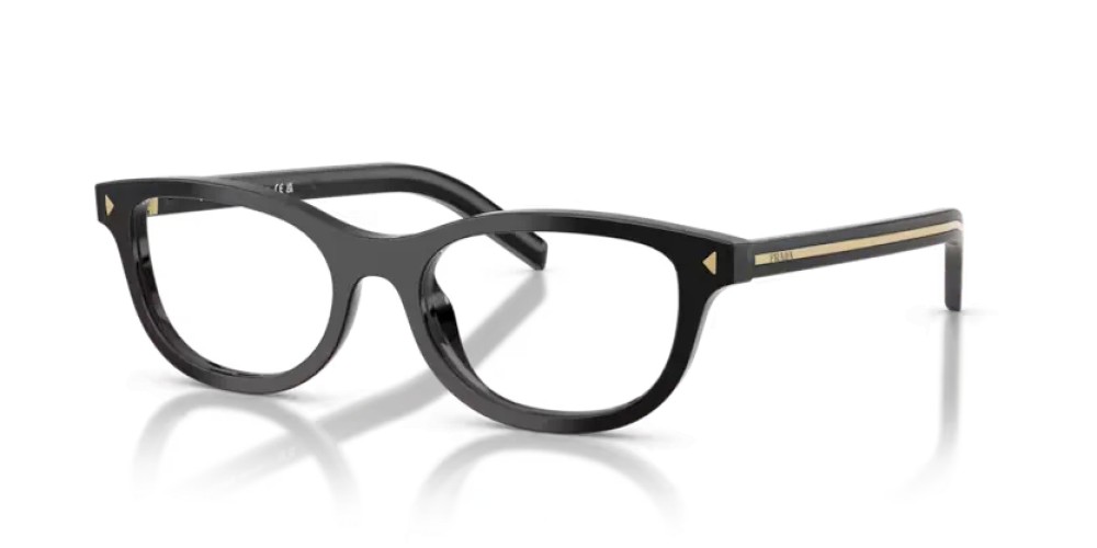 PRADA PR D01VU - 16K1O1 - 52 Optikai keretek Fekete Ovális