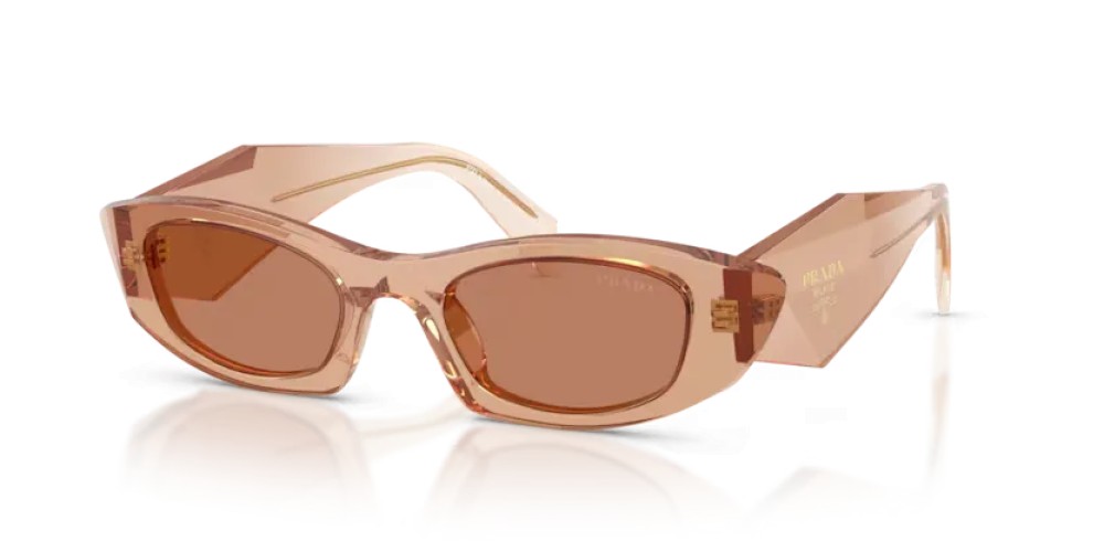 PRADA PR B16S - 28E90Q - 50 Napszemüvegek Csokoládé Ovális