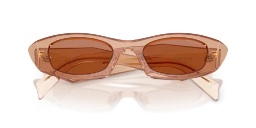 PRADA PR B16S - 28E90Q - 50 Napszemüvegek Csokoládé Ovális