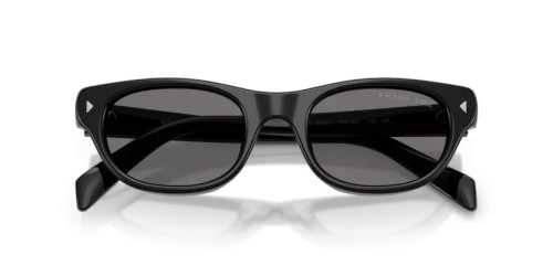 PRADA PR C08S - 16K90T - 50 - POLARIZÁLT LENCSÉKKEL Napszemüvegek Fekete Cat Eye (Macskaszem)