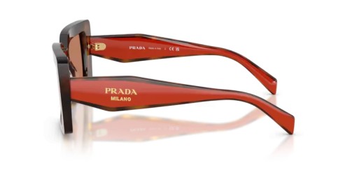 PRADA PR D01S - 01K90Q - 52 Napszemüvegek Juniper teknős/cotto Téglalap
