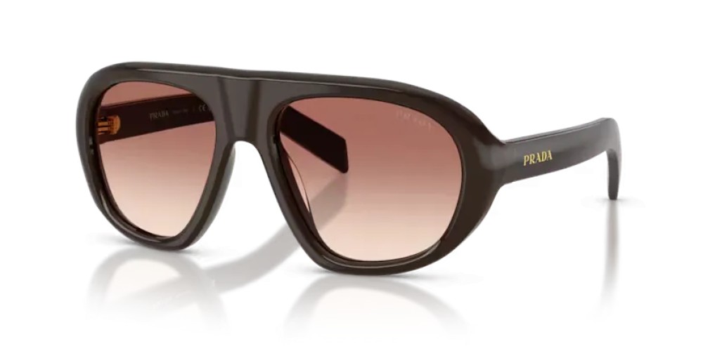 PRADA PR C05S - 27I70X - 57 Napszemüvegek Cigar Szabálytalan