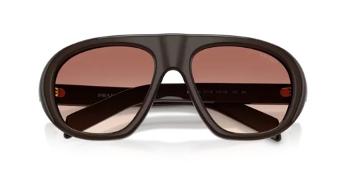 PRADA PR C05S - 27I70X - 57 Napszemüvegek Cigar Szabálytalan