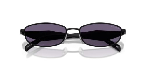 PRADA PR D51S - 7AB70W - 55 Napszemüvegek Szaténfekete Ovális