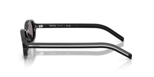 PRADA PR D06S - 16K03D - 50 Napszemüvegek Fekete Ovális