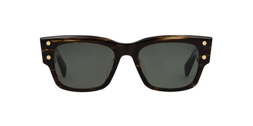 Balmain BPS-118 B-IV - B - 53 Napszemüvegek Fekete,Mintás Szögletes