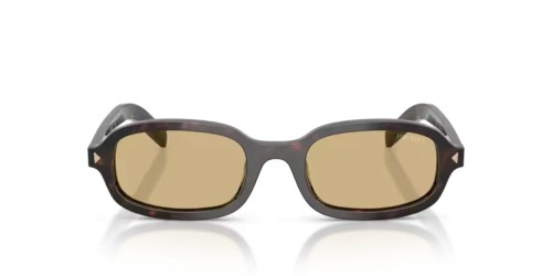 PRADA PR D06S - 17N70R - 50 Napszemüvegek Gyökér teknős Ovális