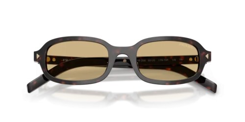 PRADA PR D06S - 17N70R - 50 Napszemüvegek Gyökér teknős Ovális