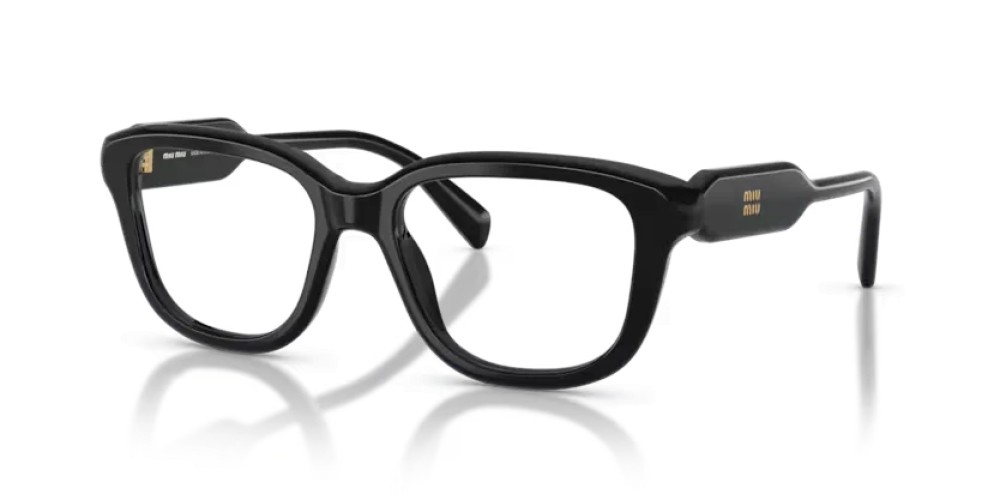 MIU MIU MU 02ZV - 16K1O1 - 53 Optikai keretek Fekete Téglalap