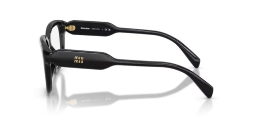 MIU MIU MU 02ZV - 16K1O1 - 53 Optikai keretek Fekete Téglalap