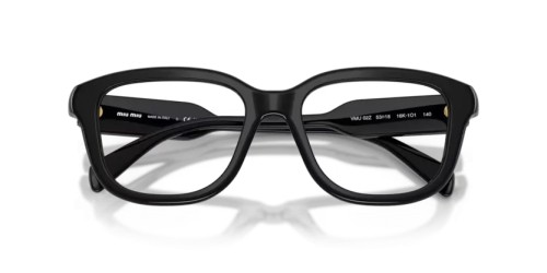 MIU MIU MU 02ZV - 16K1O1 - 53 Optikai keretek Fekete Téglalap