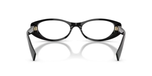 MIU MIU MU 03ZV - 16K1O1 - 55 Optikai keretek Fekete Ovális