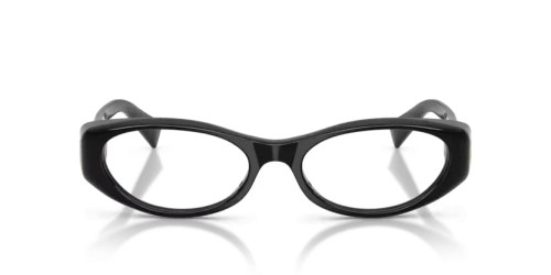 MIU MIU MU 03ZV - 16K1O1 - 55 Optikai keretek Fekete Ovális
