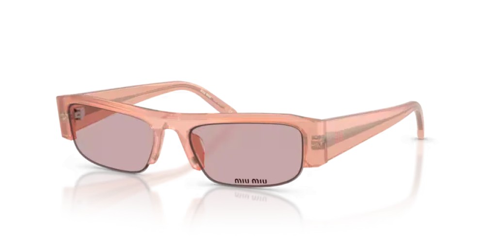 MIU MIU MU B07S - 20I60V - 51 Napszemüvegek Opálos rózsaszín Téglalap