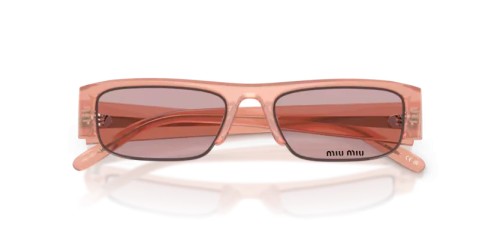 MIU MIU MU B07S - 20I60V - 51 Napszemüvegek Opálos rózsaszín Téglalap