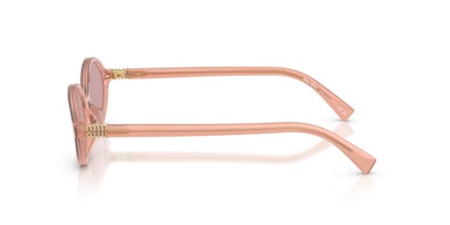 MIU MIU MU 04ZS - 20I60V - ​50 Napszemüvegek Opálos rózsaszín Ovális