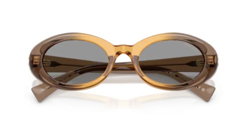 MIU MIU MU B09S - 24M50Q - 52 Napszemüvegek Bézs Ovális