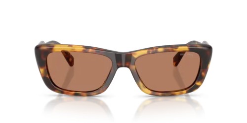 MIU MIU MU B12S - 14L20D - 56 Napszemüvegek Mézes havanna Téglalap