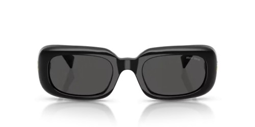 MIU MIU MU B13S - 16K08Z - 52 Napszemüvegek Fekete Téglalap