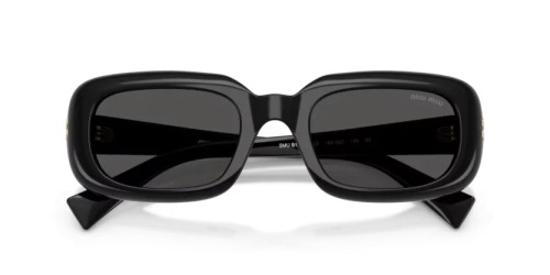 MIU MIU MU B13S - 16K08Z - 52 Napszemüvegek Fekete Téglalap