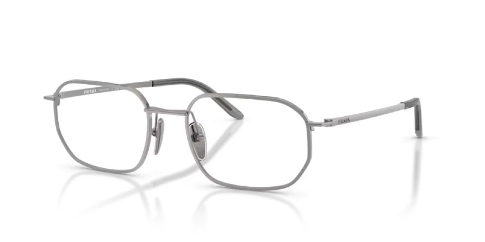PRADA PR D51V - 5AV1O1 - 54 Optikai keretek Kékesszürke fém Szabálytalan