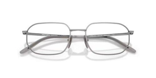 PRADA PR D51V - 5AV1O1 - 54 Optikai keretek Kékesszürke fém Szabálytalan