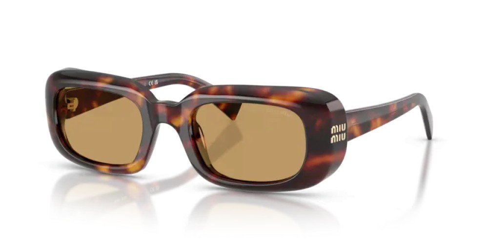 MIU MIU MU B13S - 27L10Y - 52 Napszemüvegek Havanna Téglalap