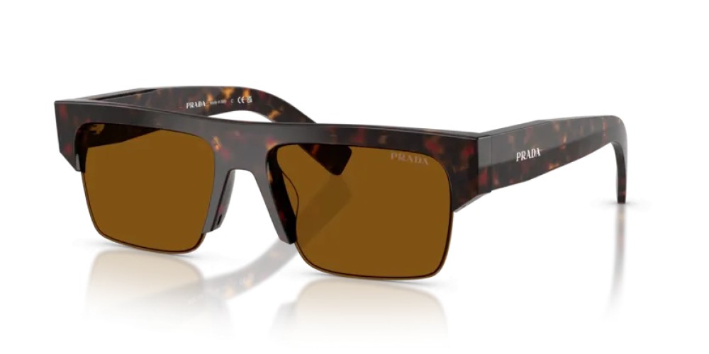 PRADA PR D12SU - 17N20V - 55 Napszemüvegek Gyökér teknős Téglalap