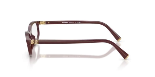 MIU MIU MU 01ZV - 26L1O1 - 54 Optikai keretek Cremisi Ovális