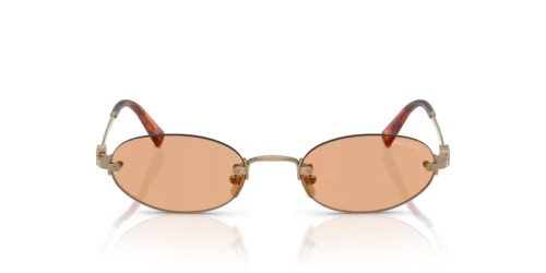 MIU MIU MU A54S - 7OE90X - 51 Napszemüvegek Bronz Ovális