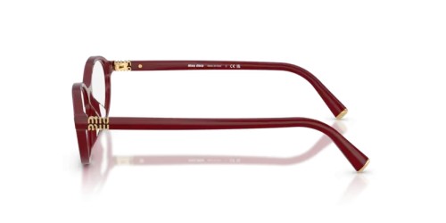 MIU MIU MU 09XV - 21I1O1 - 53 Optikai keretek Opálos burgundy Ovális