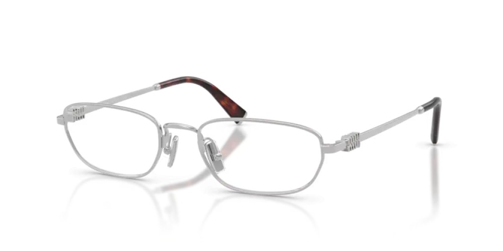 MIU MIU MU 52ZV - 1BC1O1 - 53 Optikai keretek Ezüst Szabálytalan