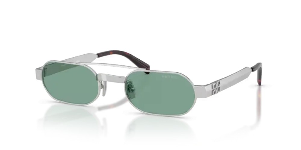 MIU MIU MU B52S - 21M40Y - 52 Napszemüvegek Óezüst Ovális