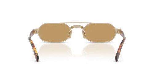 MIU MIU MU B52S - 22M10Y - 52 Napszemüvegek Óarany Ovális