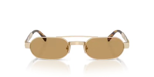 MIU MIU MU B52S - 22M10Y - 52 Napszemüvegek Óarany Ovális