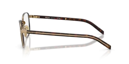 PRADA PR D50V - 7OE1O1 - 50 Optikai keretek Arany/havanna Phantos