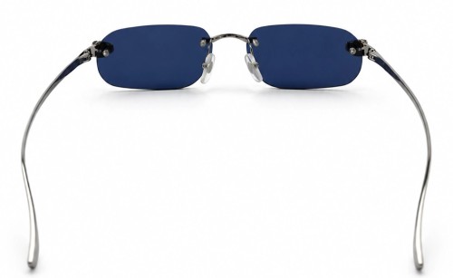 Cartier CT0494O with Custom Lens - 002 - 55 Napszemüvegek Ezüst Lekerekített