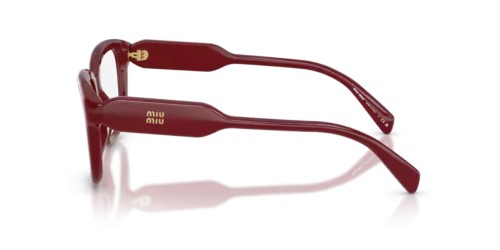 MIU MIU MU 02ZV - 21I1O1 - 53 Optikai keretek Opálvörös Téglalap