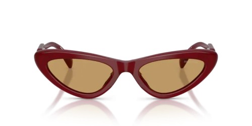 MIU MIU MU B11SU - 21I10Y - 55 Napszemüvegek Opálos burgundy Cat Eye (Macskaszem)