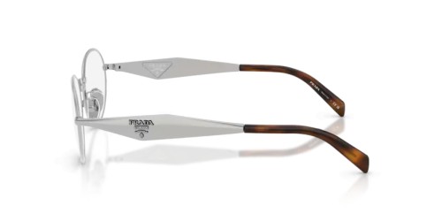 PRADA PR D53VD - 1BC1O1 - 54 Optikai keretek Ezüst Ovális