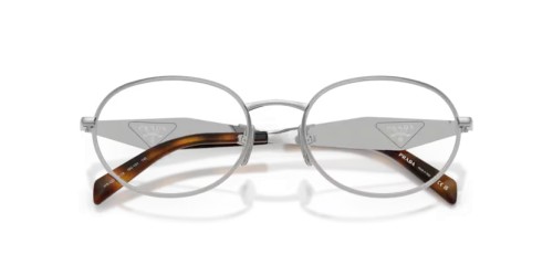 PRADA PR D53VD - 1BC1O1 - 54 Optikai keretek Ezüst Ovális
