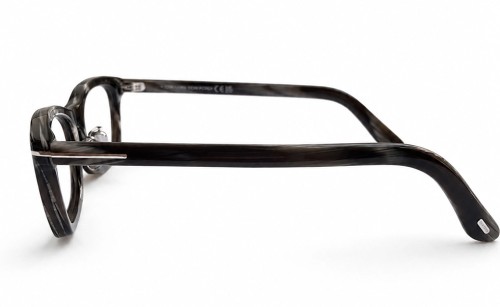 Tom Ford TF6074-D-B ECO - 062 - 53 - KÉK-IBOLYA FÉNYT SZŰRŐ LENCSÉKKEL Optikai keretek Barna mintás Szögletes