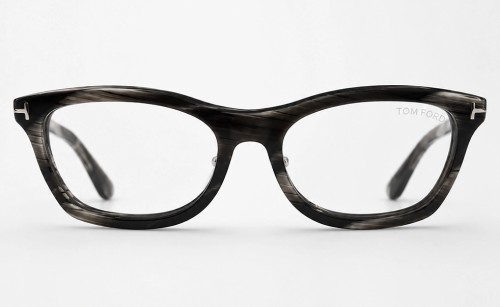 Tom Ford TF6074-D-B ECO - 062 - 53 - KÉK-IBOLYA FÉNYT SZŰRŐ LENCSÉKKEL Optikai keretek Barna mintás Szögletes