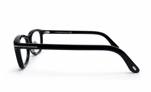 Tom Ford TF6074-D-B ECO - 001 - 53 - KÉK-IBOLYA FÉNYT SZŰRŐ LENCSÉKKEL Optikai keretek Fekete Szögletes